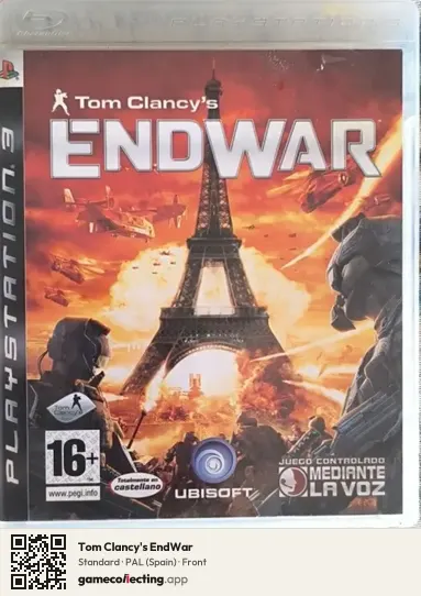 Tom Clancy's EndWar PlayStation 3, Spain box front