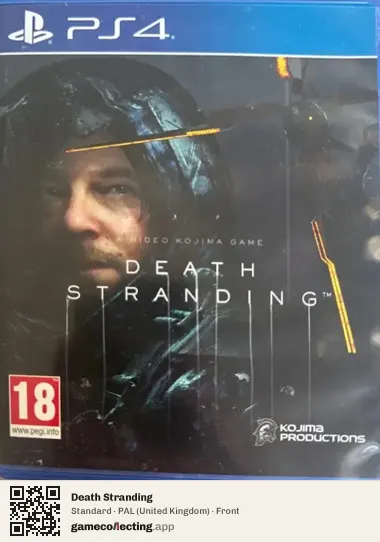 Death Stranding PlayStation 4, United Kingdom box front