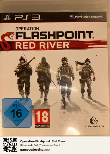 Operation Flashpoint: Red River PlayStation 3, Germany box front