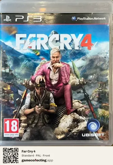 Far Cry 4 PlayStation 3, PAL box front