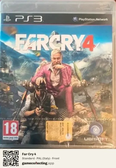 Far Cry 4 PlayStation 3, Italy box front