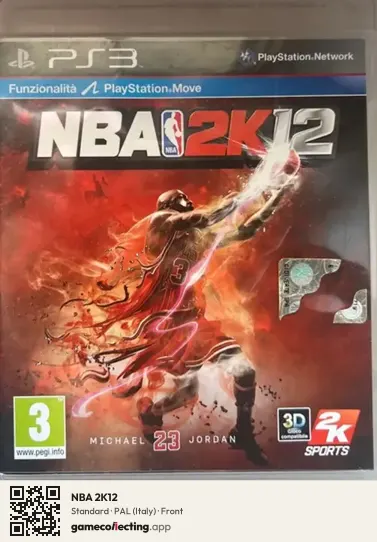 NBA 2K12 PlayStation 3, Italy box front