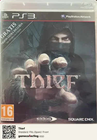 Thief PlayStation 3, Spain box front