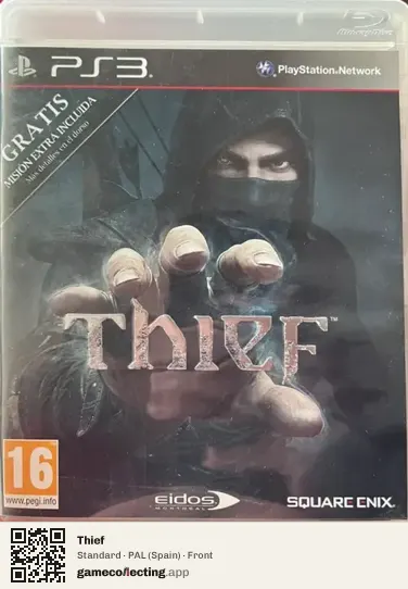 Thief PlayStation 3, Spain box front
