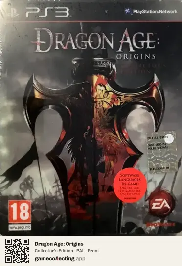 Dragon Age: Origins PlayStation 3, PAL box front