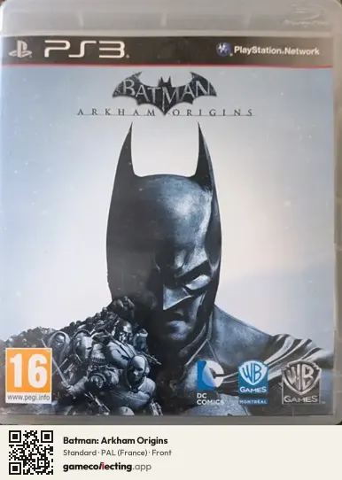Batman: Arkham Origins PlayStation 3, France box front