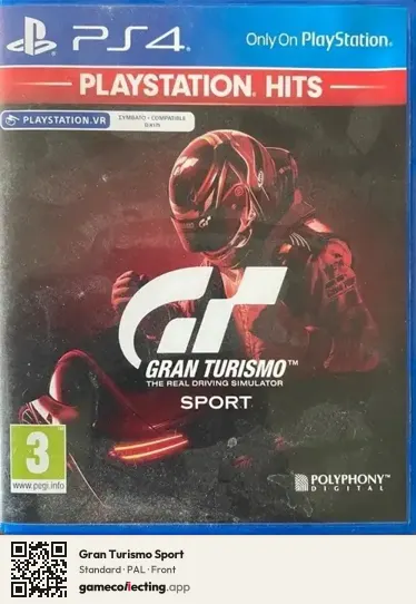 Gran Turismo Sport PlayStation 4, PAL box front