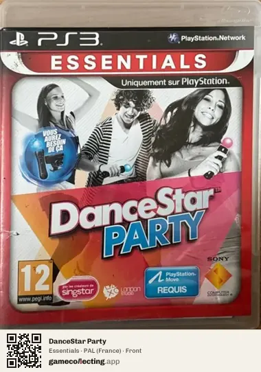DanceStar Party PlayStation 3, France box front