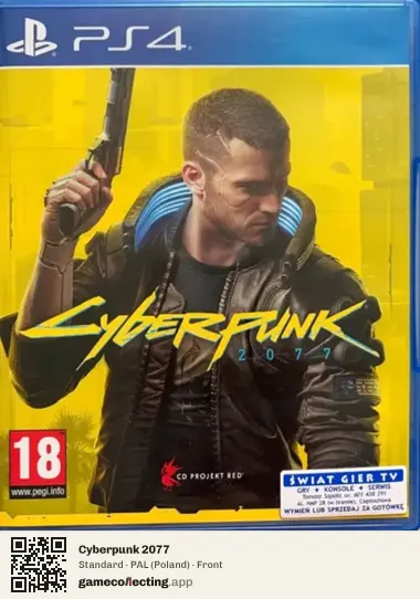 Cyberpunk 2077 PlayStation 4, Poland box front