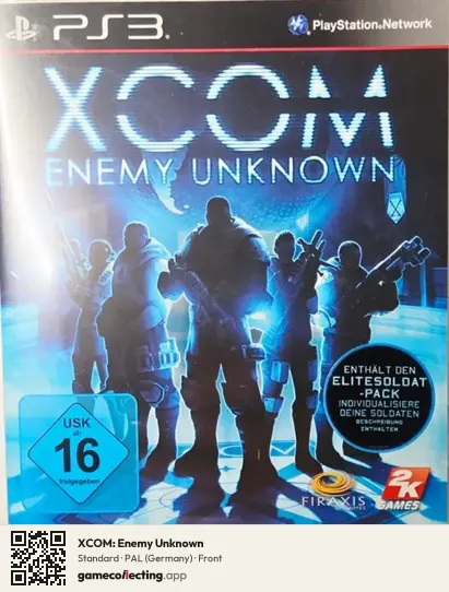 XCOM: Enemy Unknown PlayStation 3, Germany box front