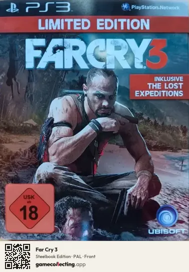 Far Cry 3 PlayStation 3, PAL box front