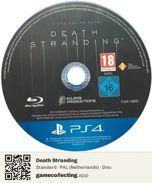 Death Stranding PlayStation 4, PAL disc