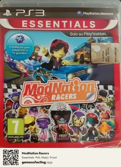 ModNation Racers PlayStation 3, Italy box front