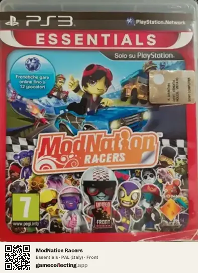 ModNation Racers PlayStation 3, Italy box front