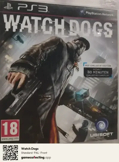 Watch Dogs PlayStation 3, PAL box front