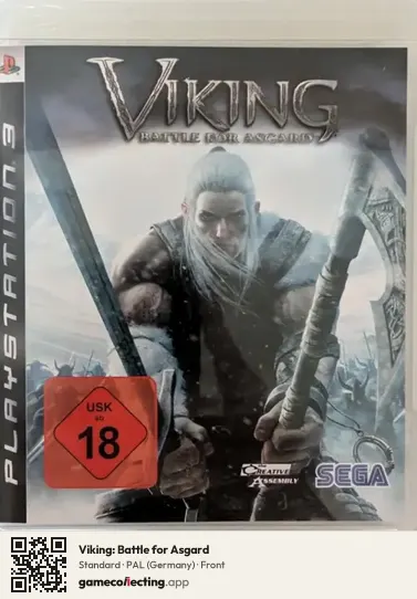 Viking: Battle for Asgard PlayStation 3, Germany box front