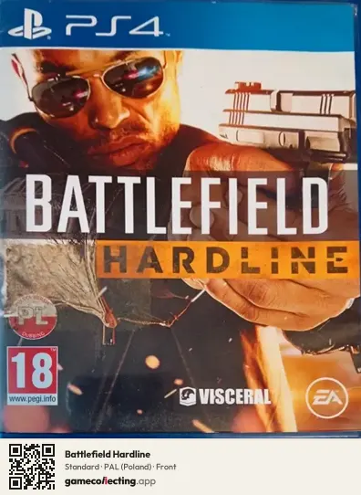 Battlefield Hardline PlayStation 4, Poland box front