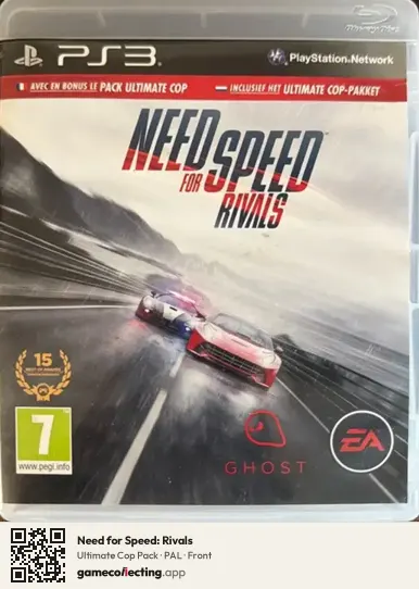 Need for Speed: Rivals PlayStation 3, PAL box front