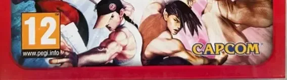 Super Street Fighter IV: Arcade Edition, the PEGI square on its front