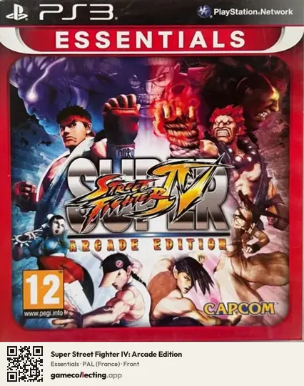 Super Street Fighter IV: Arcade Edition PlayStation 3, France box front