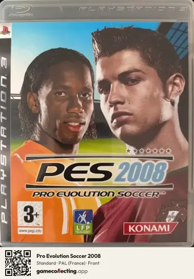 Pro Evolution Soccer 2008 PlayStation 3, France box front