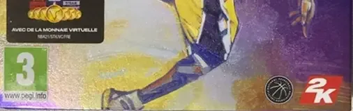 NBA 2K21, the PEGI square on its front