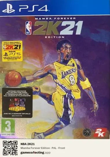 NBA 2K21 PlayStation 4, PAL box front
