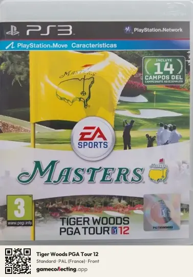 Tiger Woods PGA Tour 12 PlayStation 3, France box front
