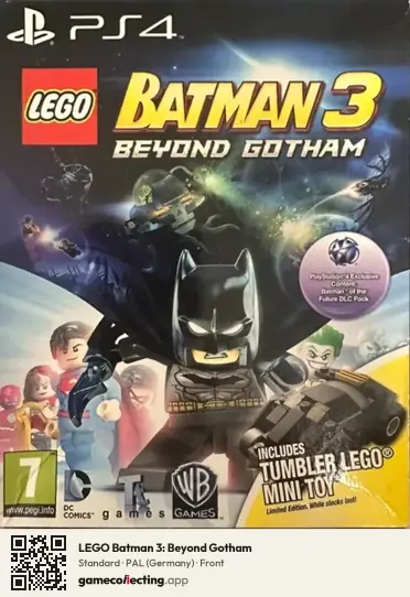 LEGO Batman 3: Beyond Gotham PlayStation 4, Germany box front
