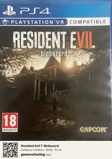 Resident Evil 7: Biohazard PlayStation 4, NTSC box front