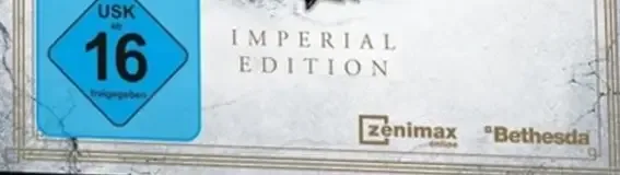 The Elder Scrolls Online: Tamriel Unlimited, the USK square on its front
