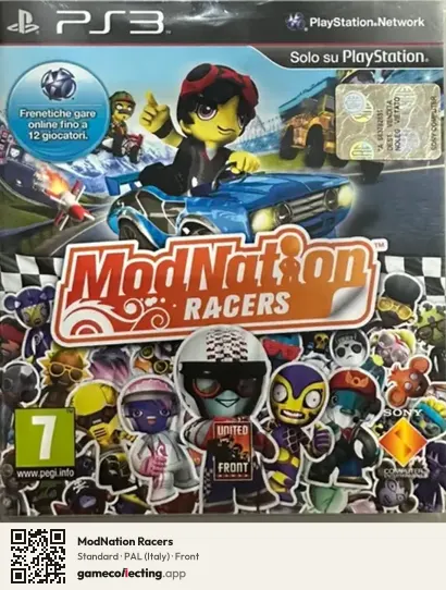 ModNation Racers PlayStation 3, Italy box front