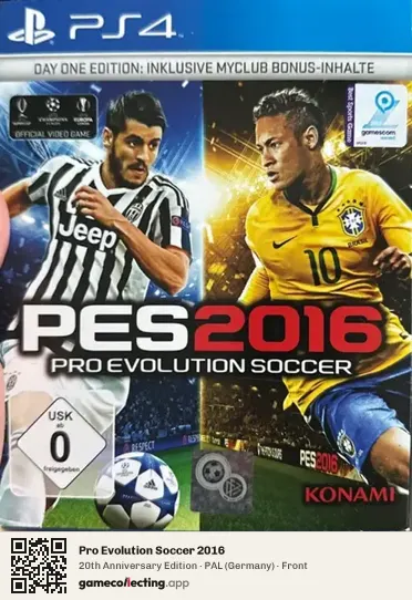 Pro Evolution Soccer 2016 PlayStation 4, Germany box front