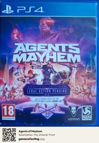 Agents of Mayhem PlayStation 4, Poland box front