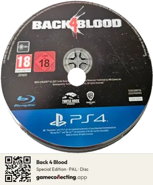 Back 4 Blood PlayStation 4, PAL disc