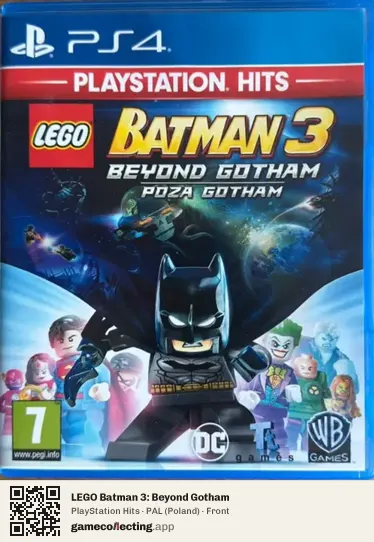 LEGO Batman 3: Beyond Gotham PlayStation 4, Poland box front