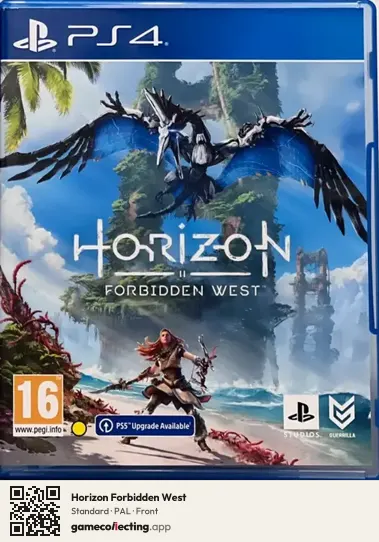 Horizon Forbidden West PlayStation 4, PAL box front