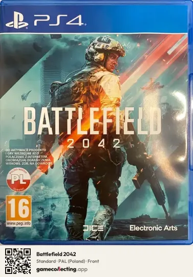 Battlefield 2042 PlayStation 4, Poland box front
