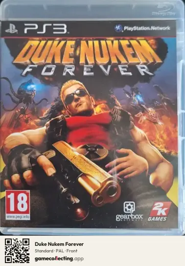Duke Nukem Forever PlayStation 3, PAL box front