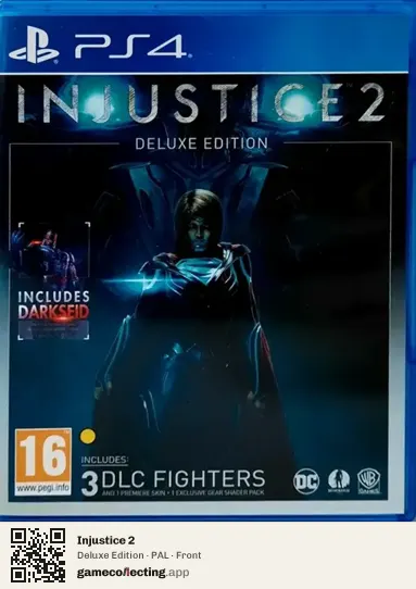 Injustice 2 PlayStation 4, PAL box front