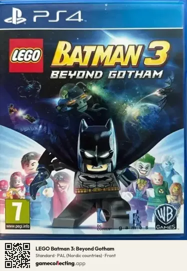 LEGO Batman 3: Beyond Gotham PlayStation 4, Nordic countries box front