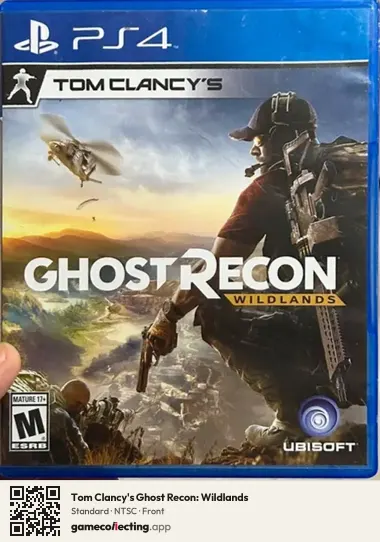 Tom Clancy's Ghost Recon: Wildlands PlayStation 4, NTSC box front