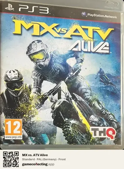 MX vs. ATV Alive PlayStation 3, Germany box front