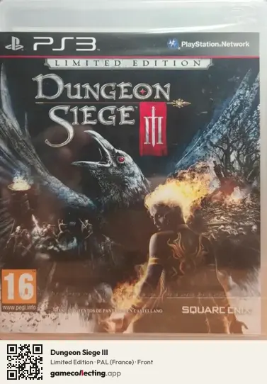 Dungeon Siege III PlayStation 3, France box front