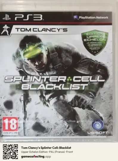 Tom Clancy's Splinter Cell: Blacklist PlayStation 3, France box front