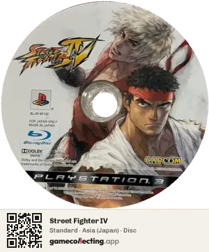 Street Fighter IV PlayStation 3, Asia disc