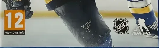 NHL 17, the PEGI square on its front