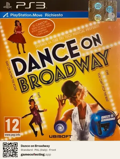 Dance on Broadway PlayStation 3, Italy box front