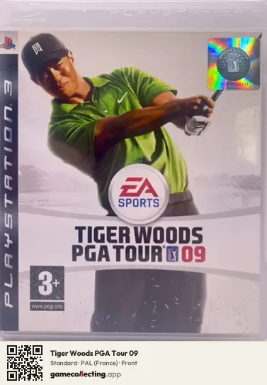 Tiger Woods PGA Tour 09 PlayStation 3, France box front