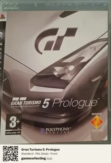 Gran Turismo 5: Prologue PlayStation 3, Italy box front